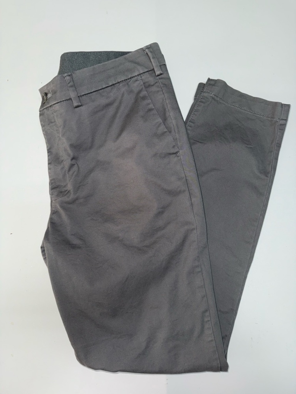 EXPRESS Men's 34 X 32 Gray Dressing Pants hyper stretch skinny